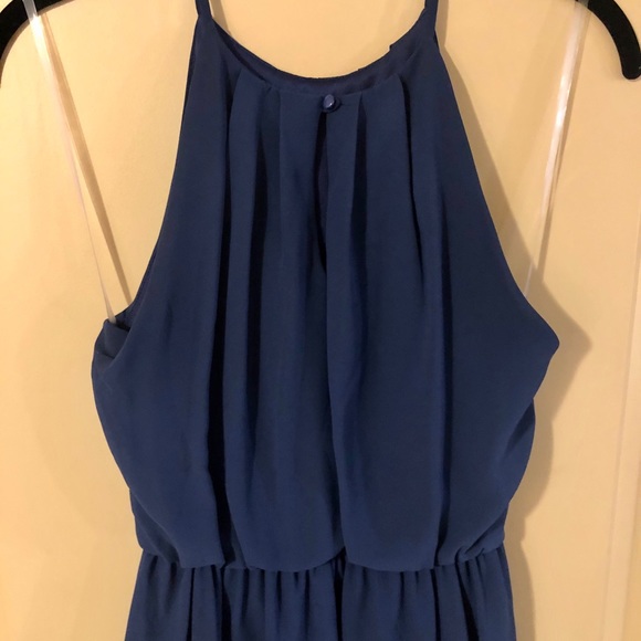 Francesca’s Navy blue Halter dress! - Picture 3 of 3